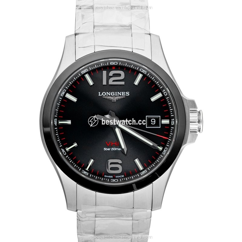 IMG_9085 Longines Conquest Mens watch Unisex Quartz Steel L37294566 Replica 2
