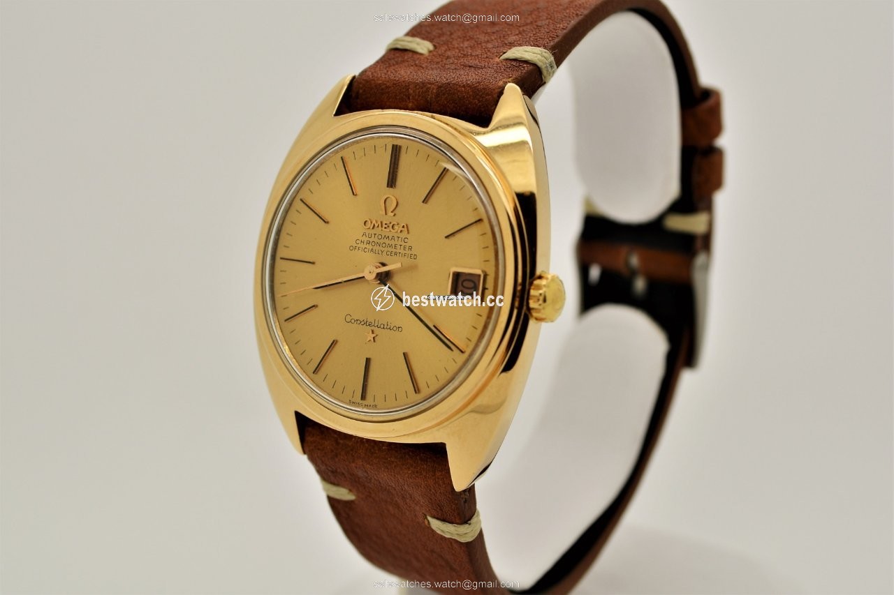 IMG_9085 Omega Constellation Mens watch Unisex Automatic Rose gold 168.009 168017 Replica 2