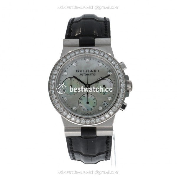 IMG_9085 Bulgari Diagono Automatic White gold CHW35WGDLD 9 Replica 2