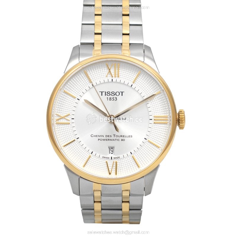 Tissot Chemin de Tourelles Mens watch Unisex Automatic Steel T099.407.22.038.00 Replica 2