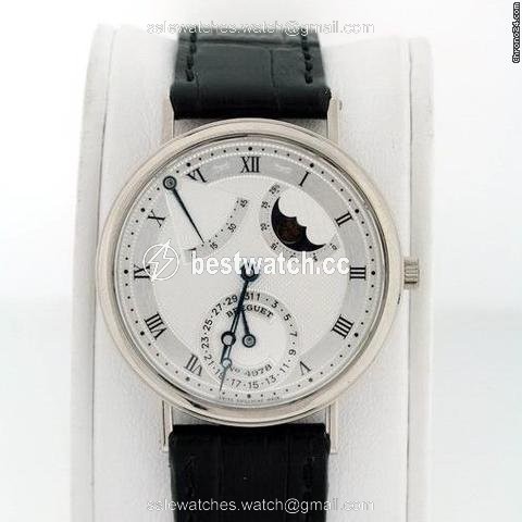 IMG_9085 Breguet Classique Mens watch Unisex Automatic White gold 11 986 Replica 2
