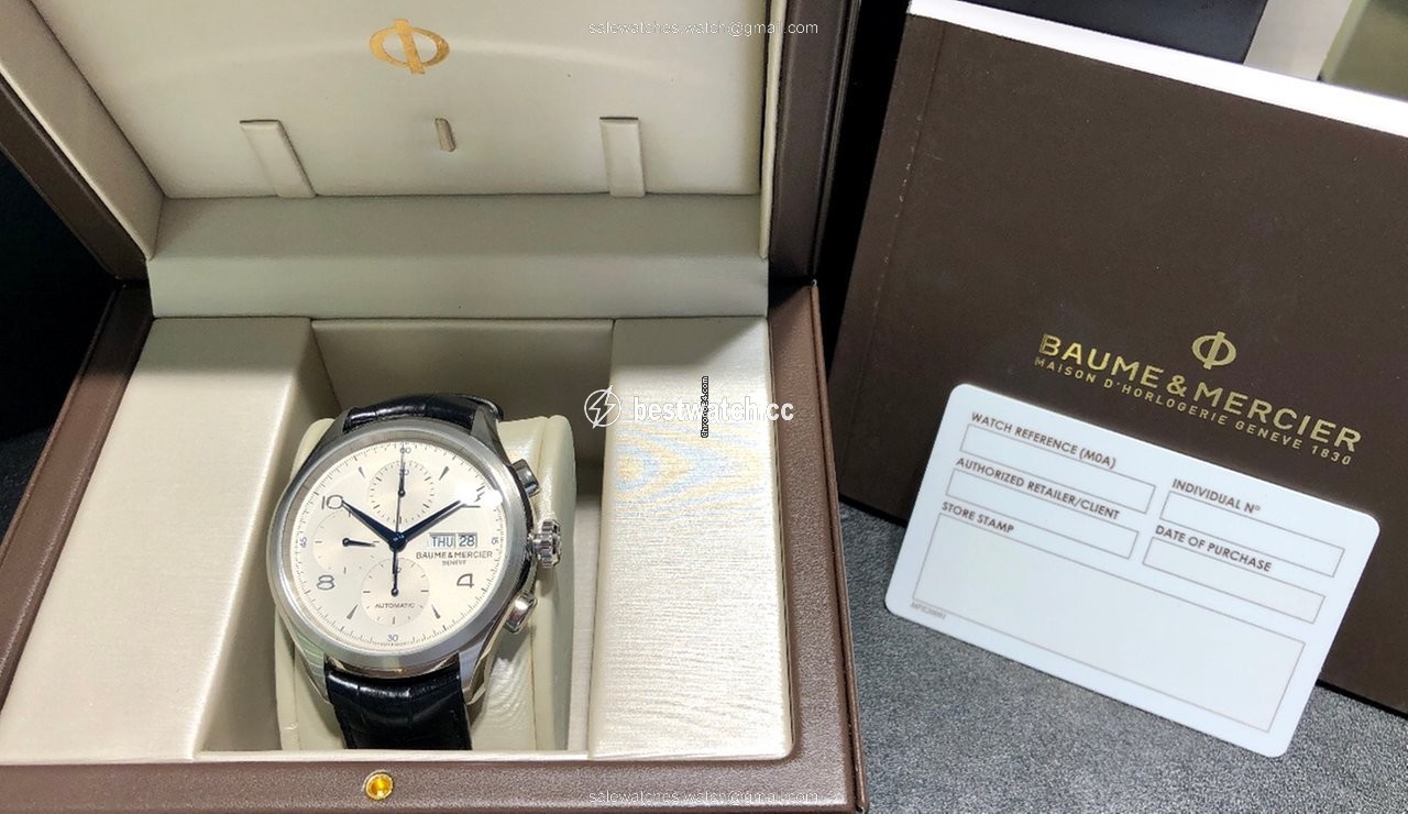 IMG_9085 Baume & Mercier Clifton Mens watch Unisex Automatic Steel M0A10123 Replica 2