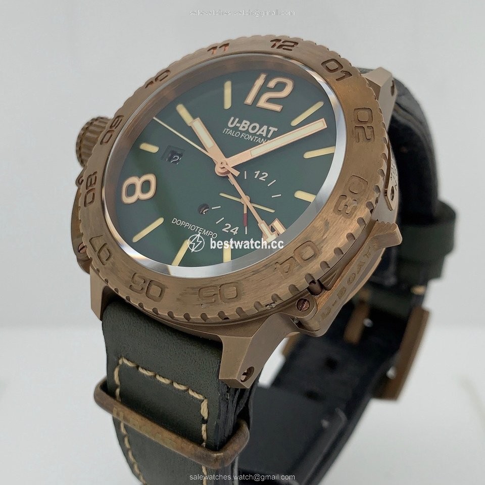 IMG_9085 U-Boat Classico Mens watch Unisex Automatic Bronze 9088 Replica 2