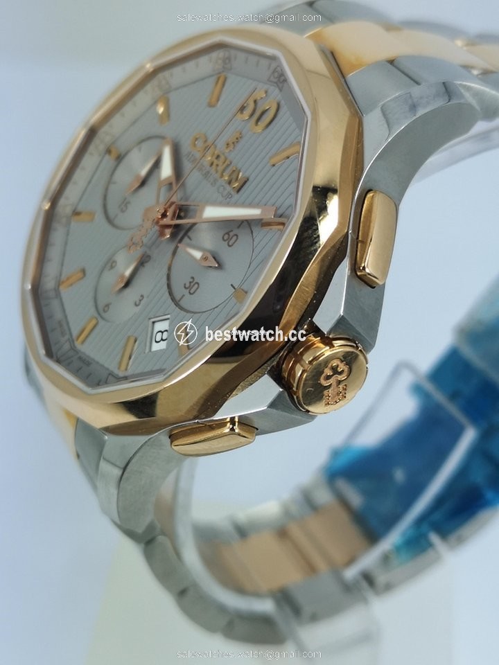 IMG_9085 Corum Admirals Cup Legend 42 Mens watch Unisex Automatic Gold Steel 984.101.24 V705 FH11 Replica 2