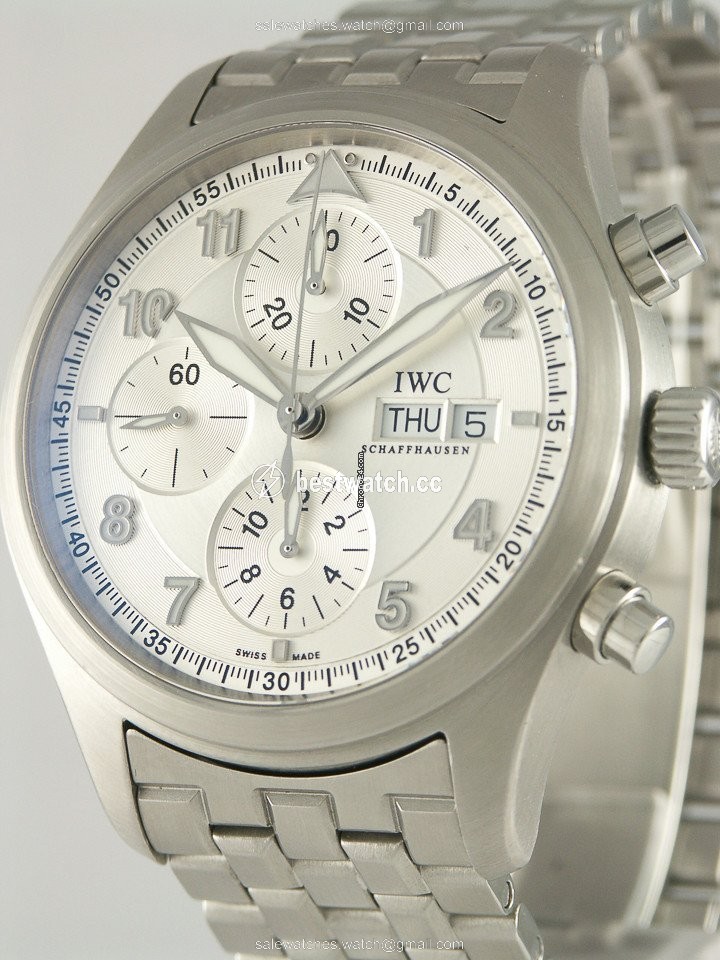 IWC Pilot Spitfire Chronograph Mens watch Unisex Automatic Steel 371702 Replica 2