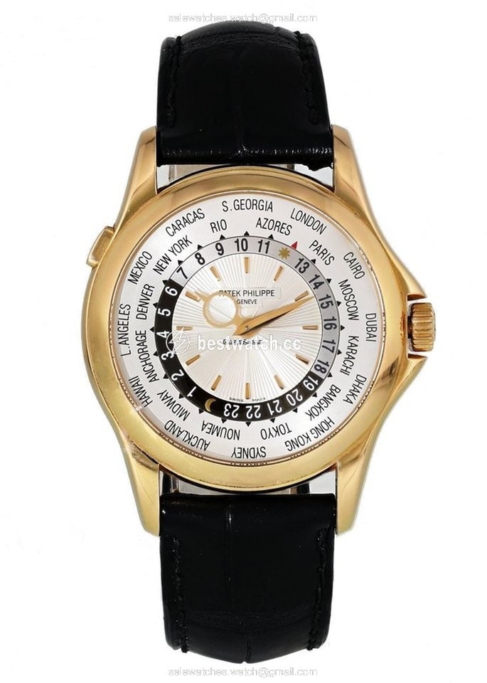 Patek Philippe World Time Mens watch Unisex Automatic Rose gold 5130R Replica 2