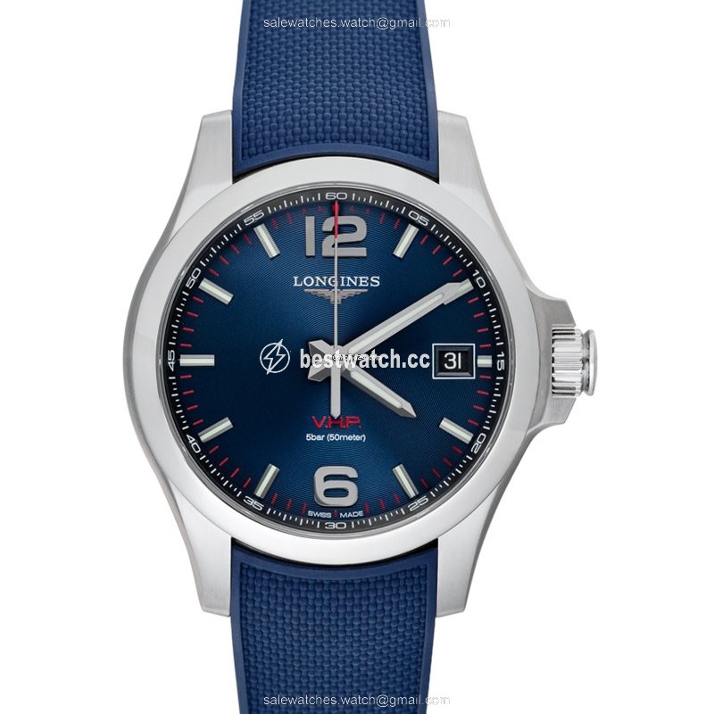 IMG_9085 Longines Conquest Mens watch Unisex Quartz Steel L37164969 Replica 2