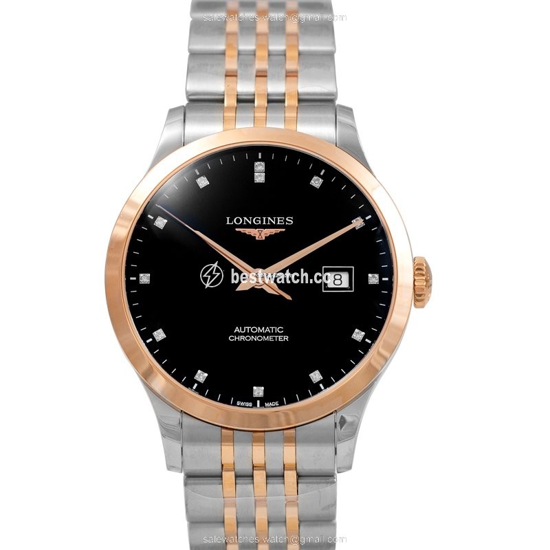 IMG_9085 Longines Record Mens watch Unisex Automatic Steel L28215577 Replica 2