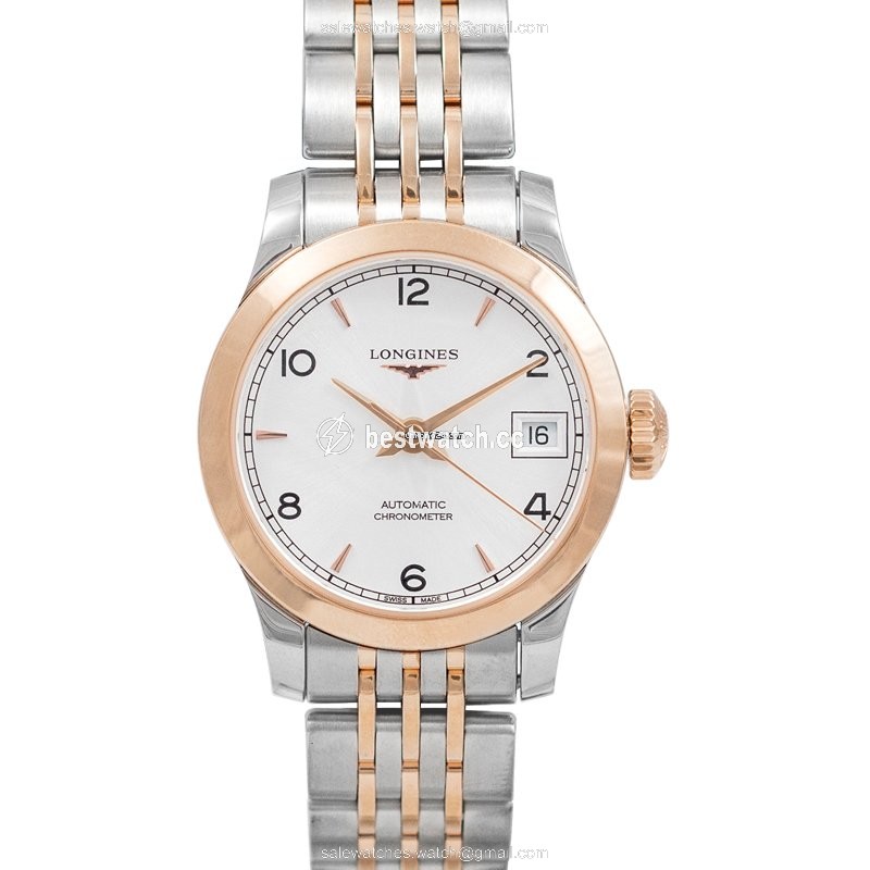 IMG_9085 Longines Record Womens watch Automatic Steel L23205767 Replica 2
