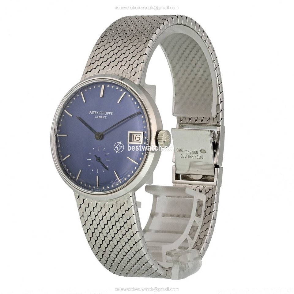 IMG_9085 Patek Philippe Calatrava Mens watch Unisex Automatic White gold 3514 Replica 2