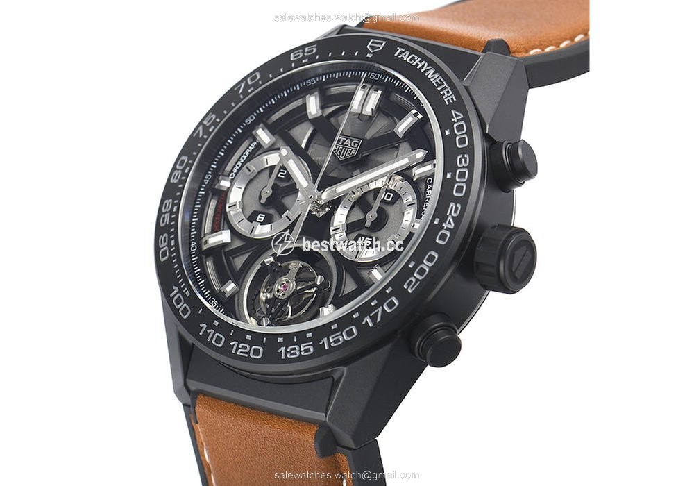 TAG Heuer Carrera Heuer-02T Mens watch Unisex Automatic Ceramic CAR5A90.FT6121 Replica 2
