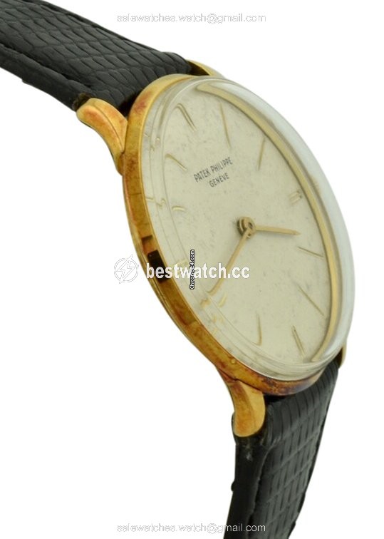 IMG_9085 Patek Philippe Calatrava Mens watch Unisex Manual winding Yellow gold 2573 Replica 2