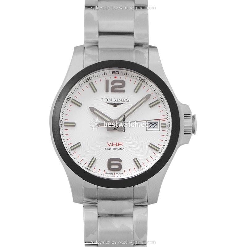 IMG_9085 Longines Conquest Mens watch Unisex Quartz Steel L37194766 Replica 2