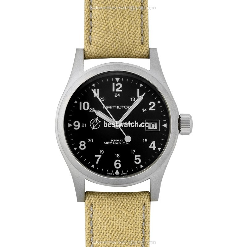 IMG_9085 Hamilton Khaki Field Mens watch Unisex Manual winding Steel H69439933 Replica 2