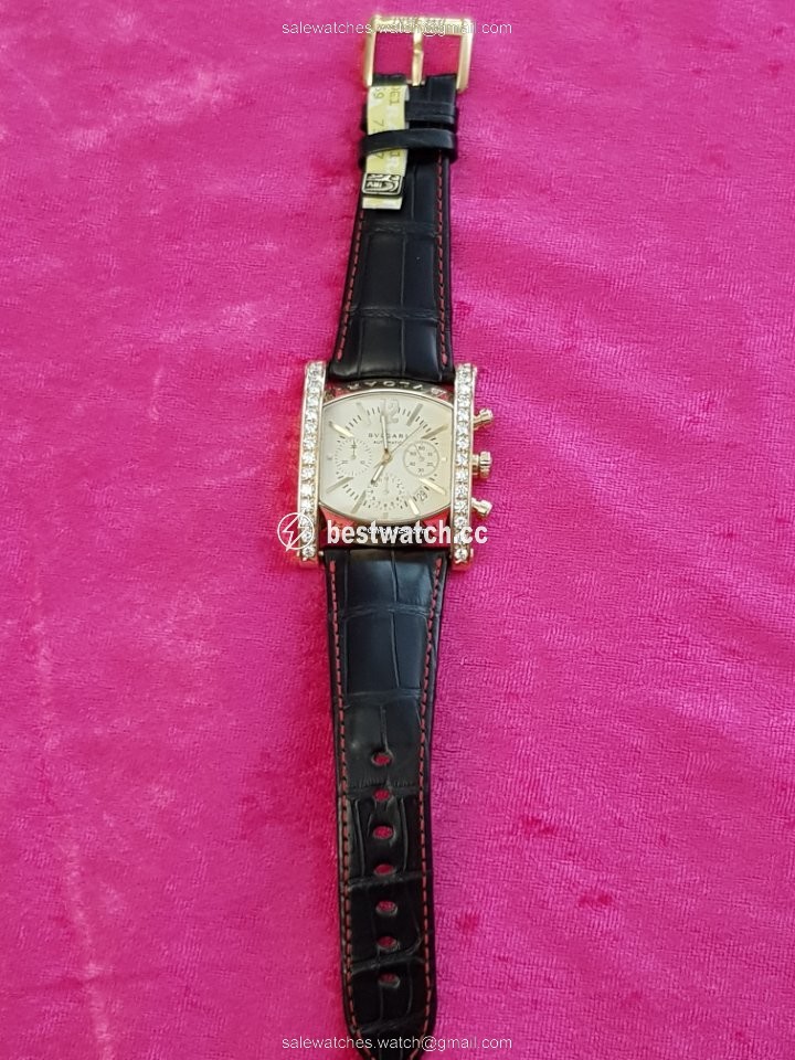 IMG_9085 Bulgari Assioma Mens watch Unisex Automatic Yellow gold L0317 Replica 2