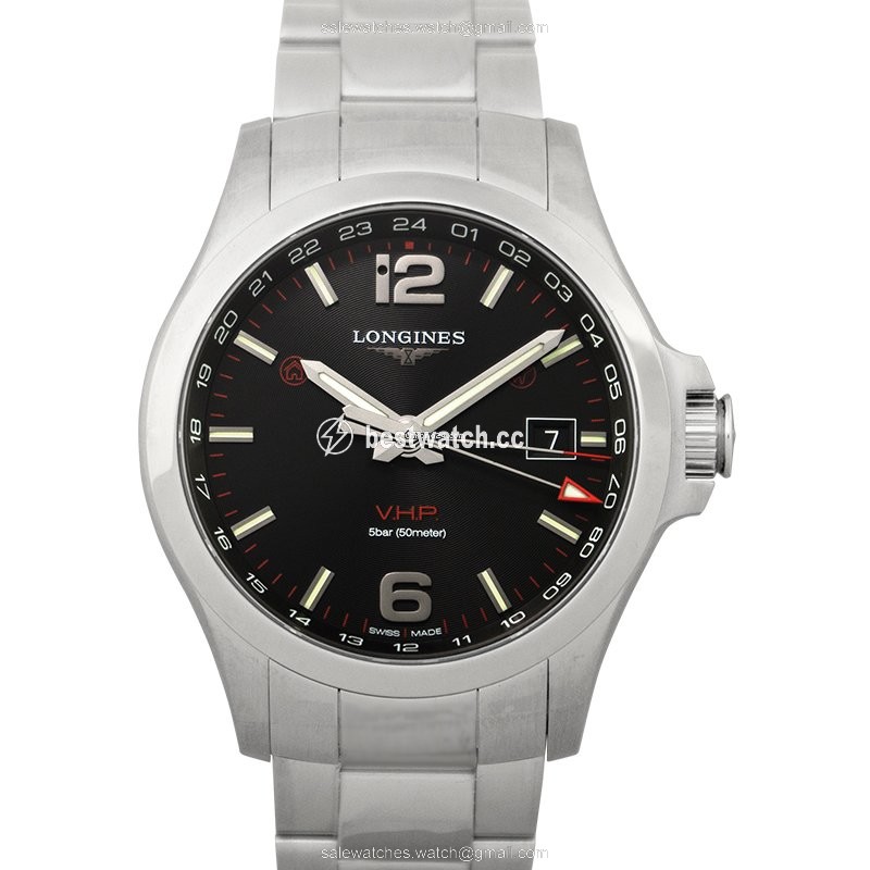 Longines Mens watch Unisex Quartz Steel L37284566 Replica 2