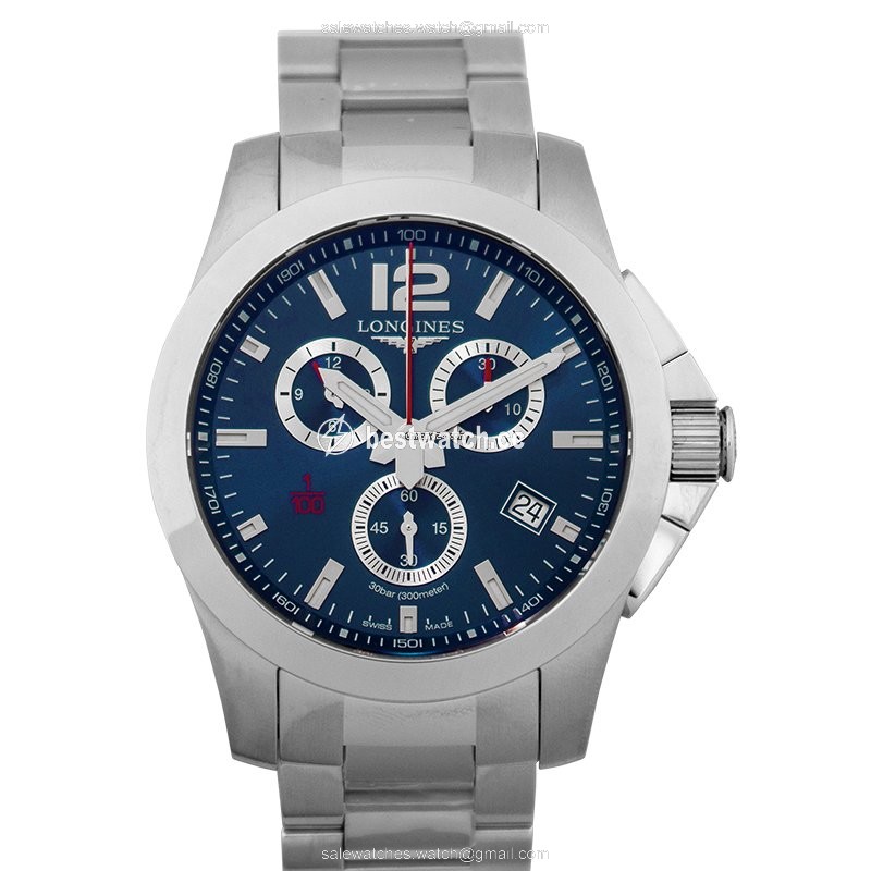 Longines Conquest Mens watch Unisex Quartz Steel L38004966 Replica 2