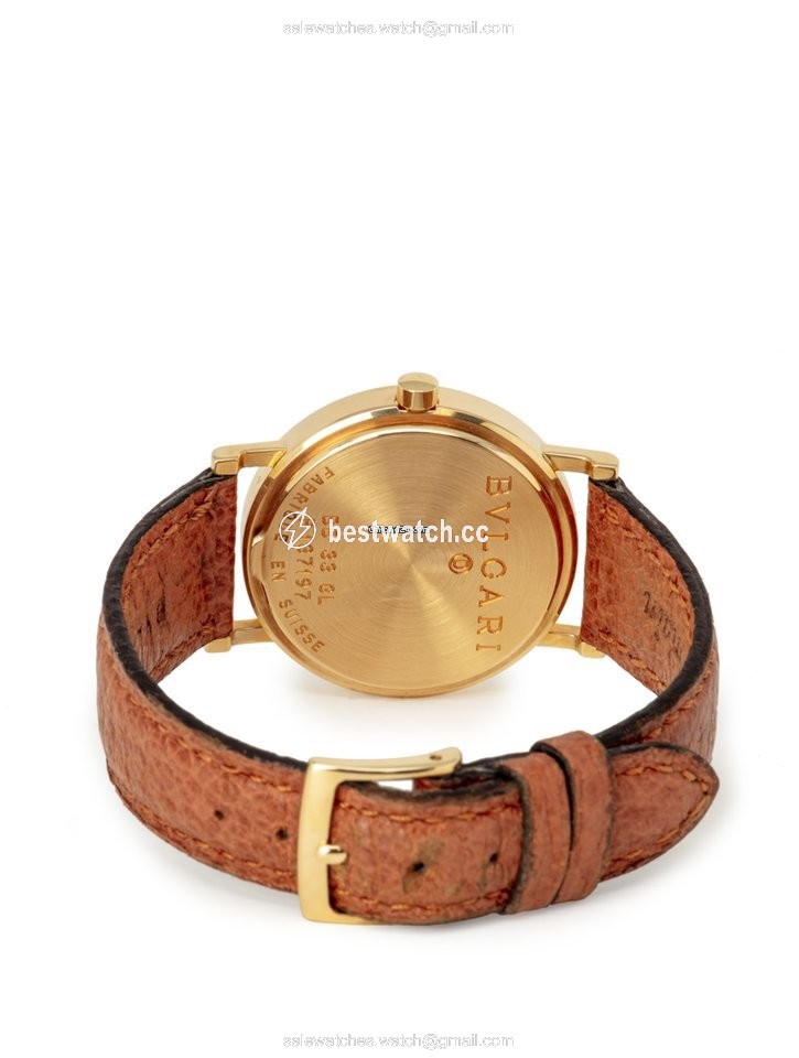 IMG_9085 Bulgari Bulgari Mens watch Unisex Quartz Yellow gold BB 33 GL Replica 2