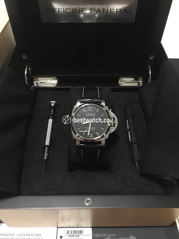 IMG_9085 Panerai Luminor Marina 1950 3 Days Automatic Mens watch Unisex Automatic Steel PAM 01392 Replica 2