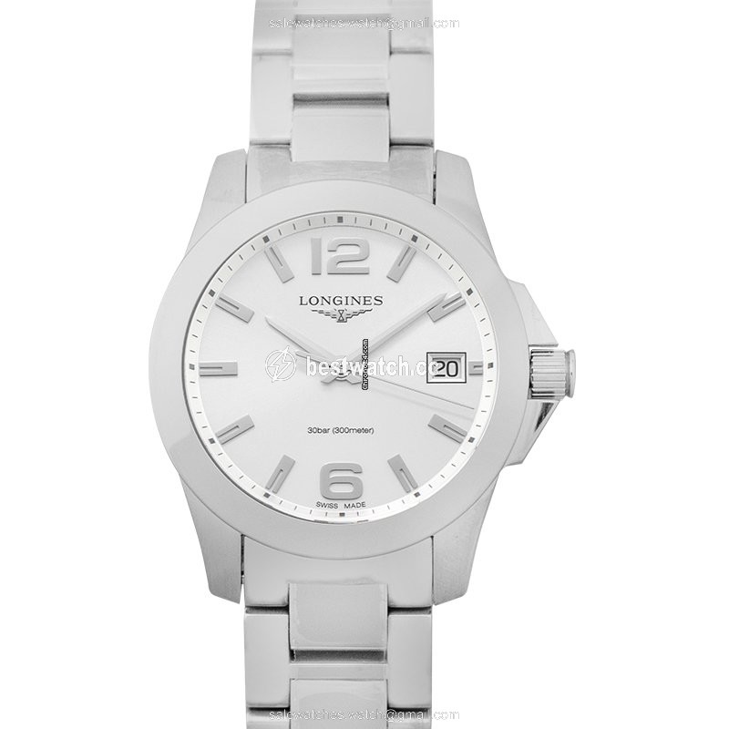 IMG_9085 Longines Conquest Womens watch Quartz Steel L33774766 Replica 2