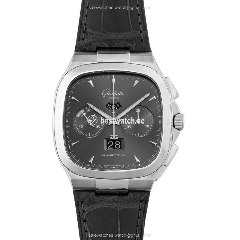 IMG_9085 Glashutte Original Seventies Chronograph Panorama Date Mens watch Unisex Automatic Steel 1-37-02-01-02-30 Replica 2
