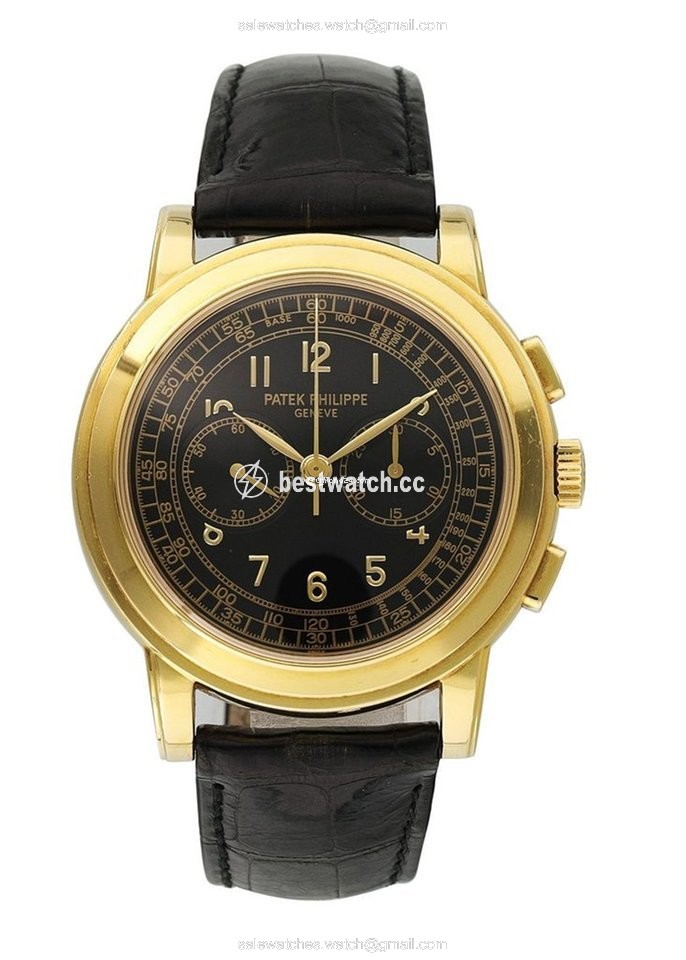 IMG_9085 Patek Philippe Chronograph Mens watch Unisex Manual winding Yellow gold 5070J-001 Replica 2