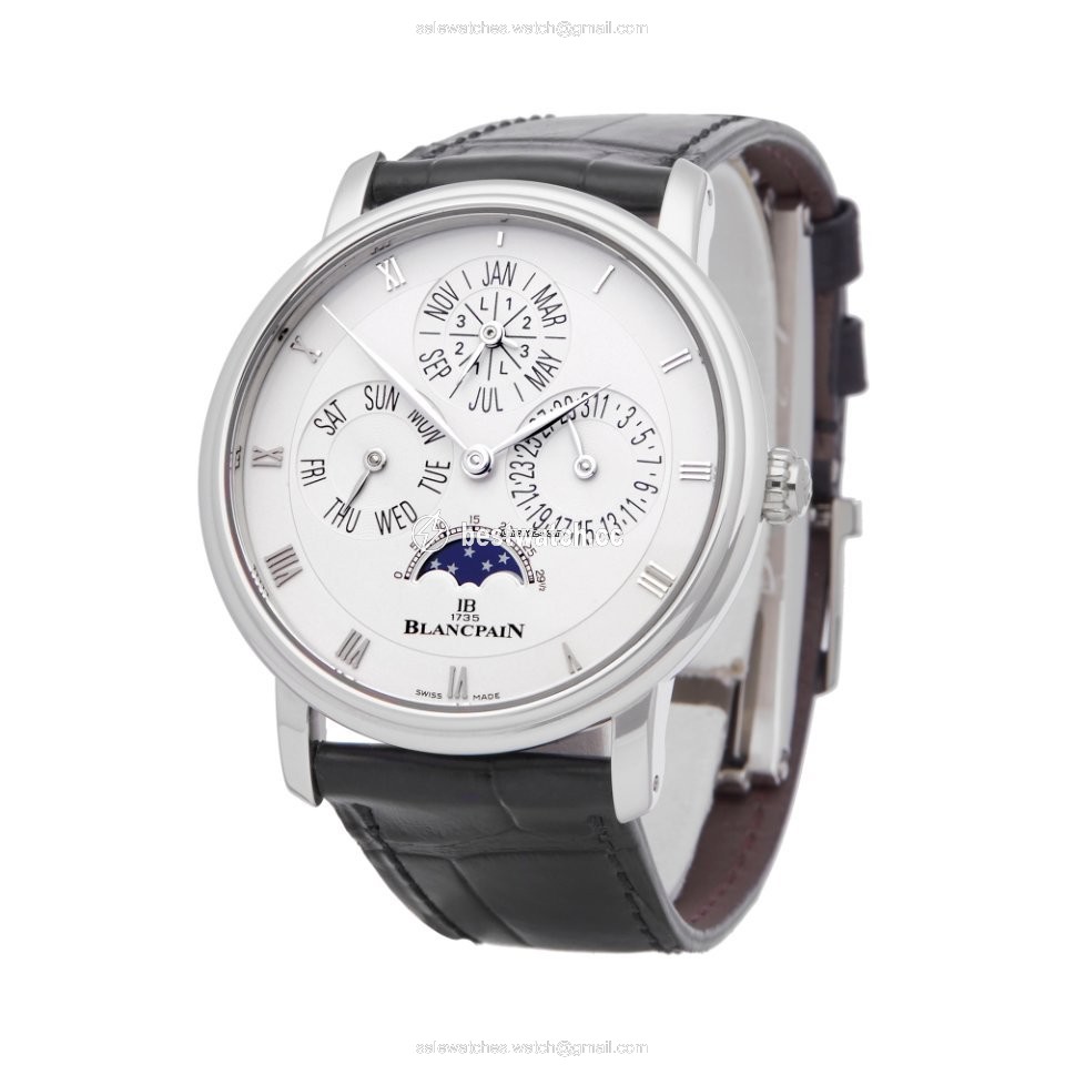 IMG_9085 Blancpain Villeret Mens watch Unisex Automatic Platinum 6057-3442-55B Replica 2