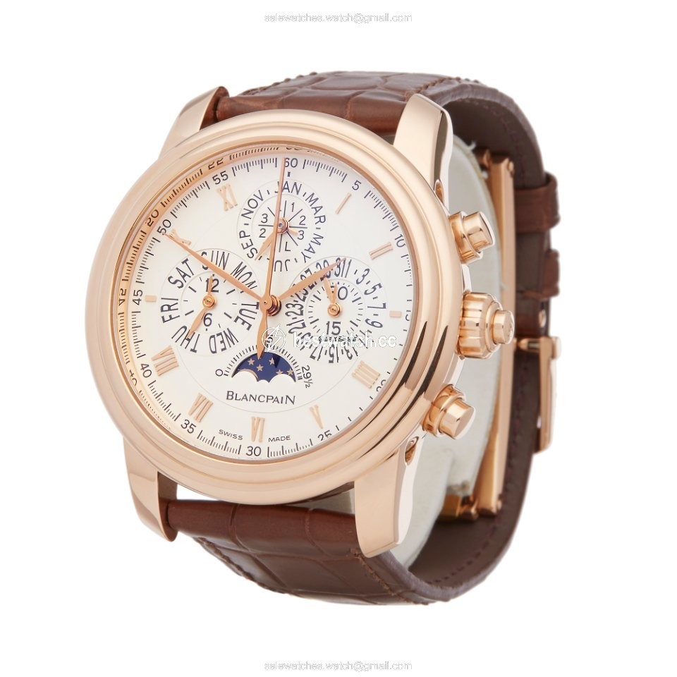 Blancpain Le Brassus Mens watch Unisex Automatic Rose gold 4286P-3642-55B Replica 2