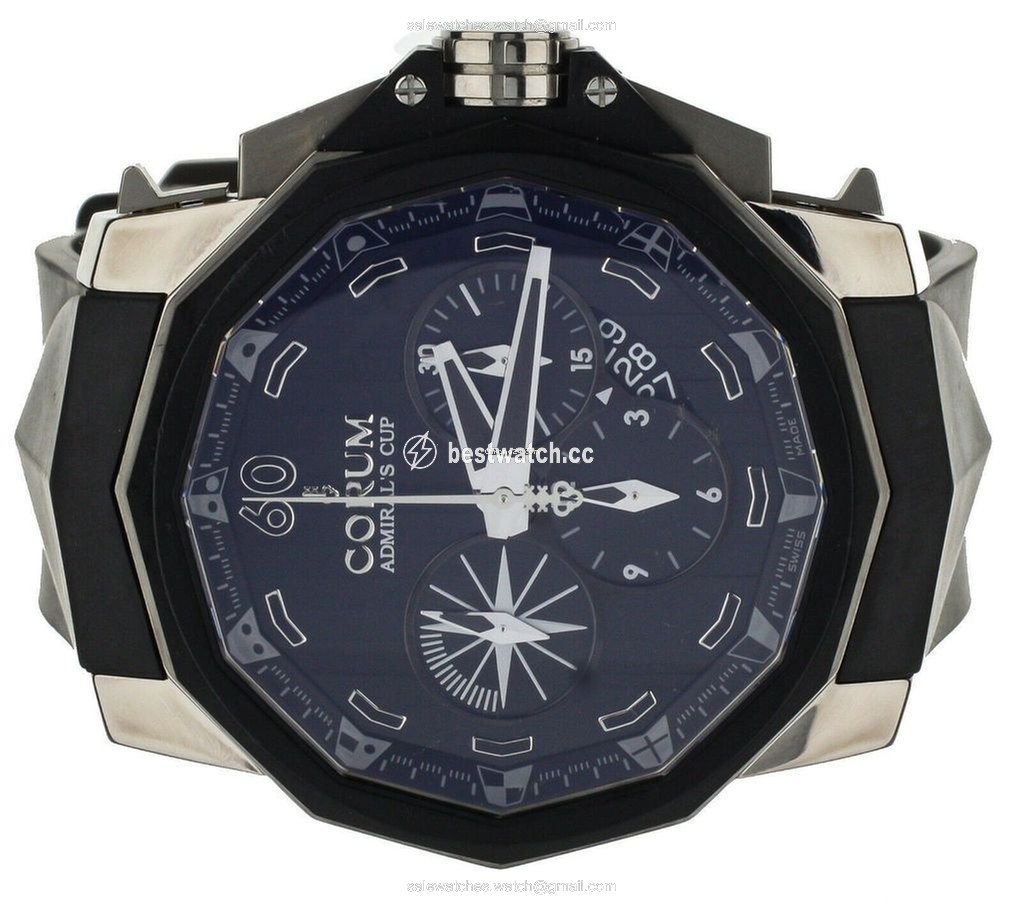 IMG_9085 Corum Admirals Cup Challenger Mens watch Unisex Automatic Titanium 753.935.06 0371AN52 Replica 2