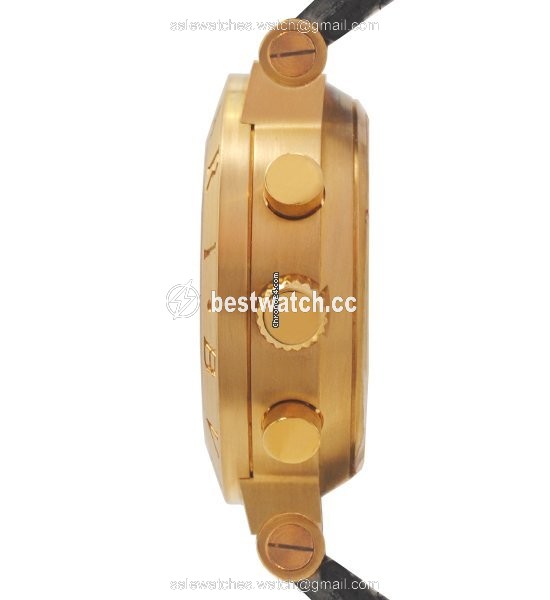 IMG_9085 Bulgari Diagono Mens watch Unisex Automatic Yellow gold CH 40 GL Replica 2