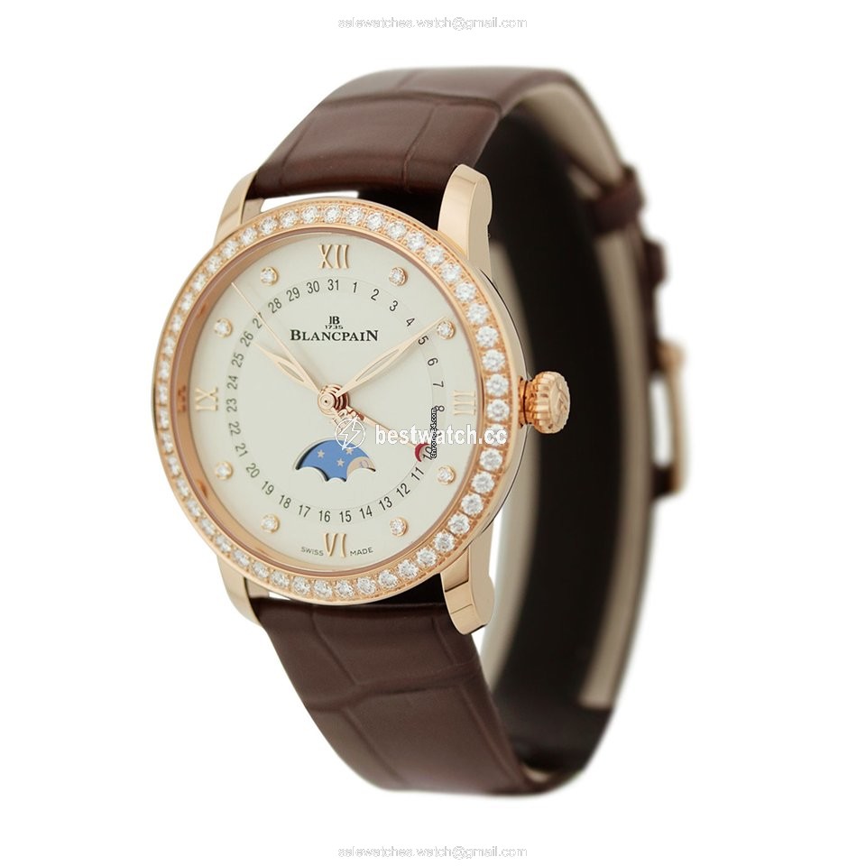 Blancpain Villeret Mens watch Unisex Automatic Red gold 6126-2987-55A Replica 2