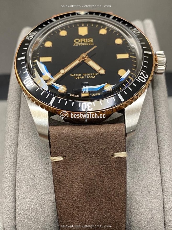 IMG_9085 Oris Divers Sixty Five Mens watch Unisex Automatic Steel 01 733 7707 4354-07 5 20 55 Replica 2