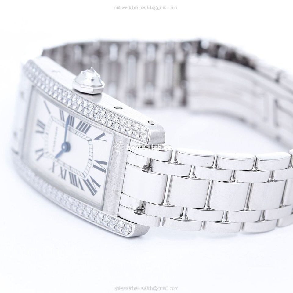 IMG_9085 Cartier Tank Americaine Womens watch Quartz WB7018L1 2489 Replica 2