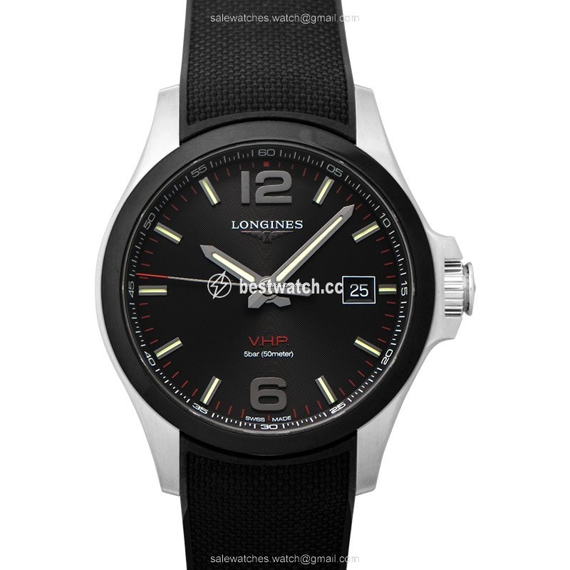 IMG_9085 Longines Conquest Mens watch Unisex Quartz Steel L37294569 Replica 2