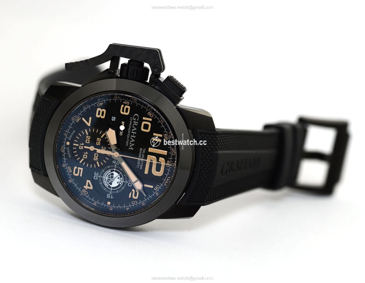 Graham Chronofighter Oversize Mens watch Unisex Automatic Steel 2CCAU.B34A Replica 2