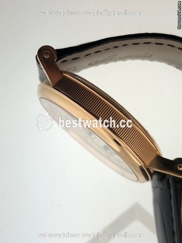 IMG_9085 Breguet Classique Complications Mens watch Unisex Manual winding Rose gold 5335br 42 9w6 Replica 2