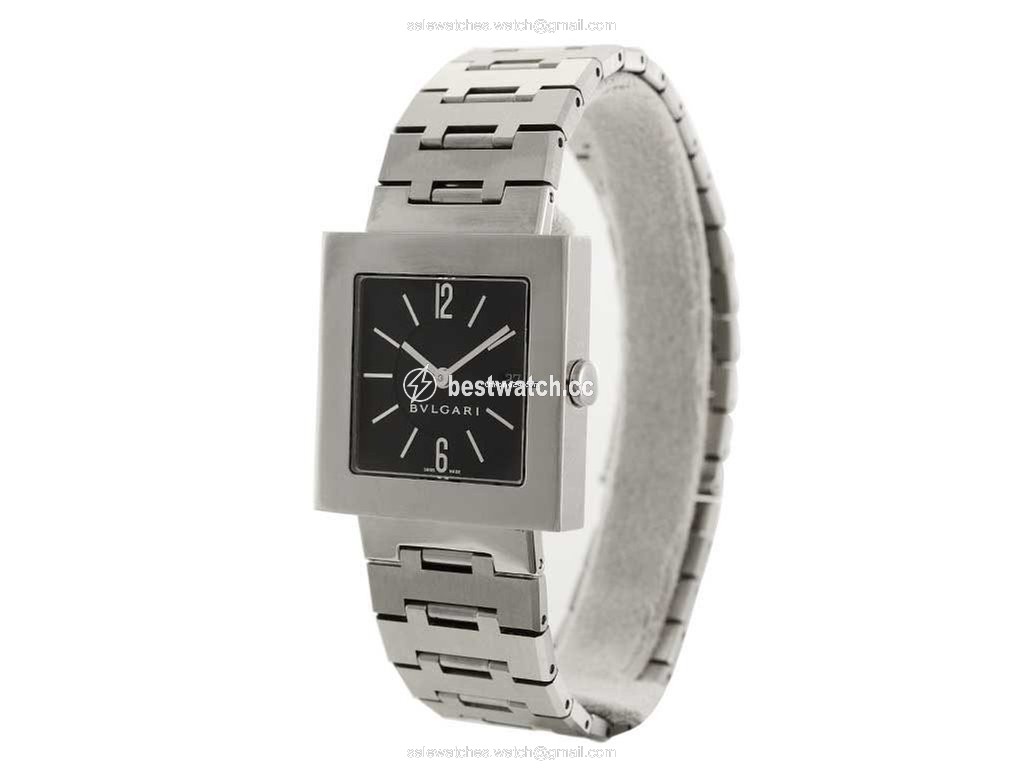 Bulgari Quadrato Quartz Steel SQ-29-SLD Replica 2