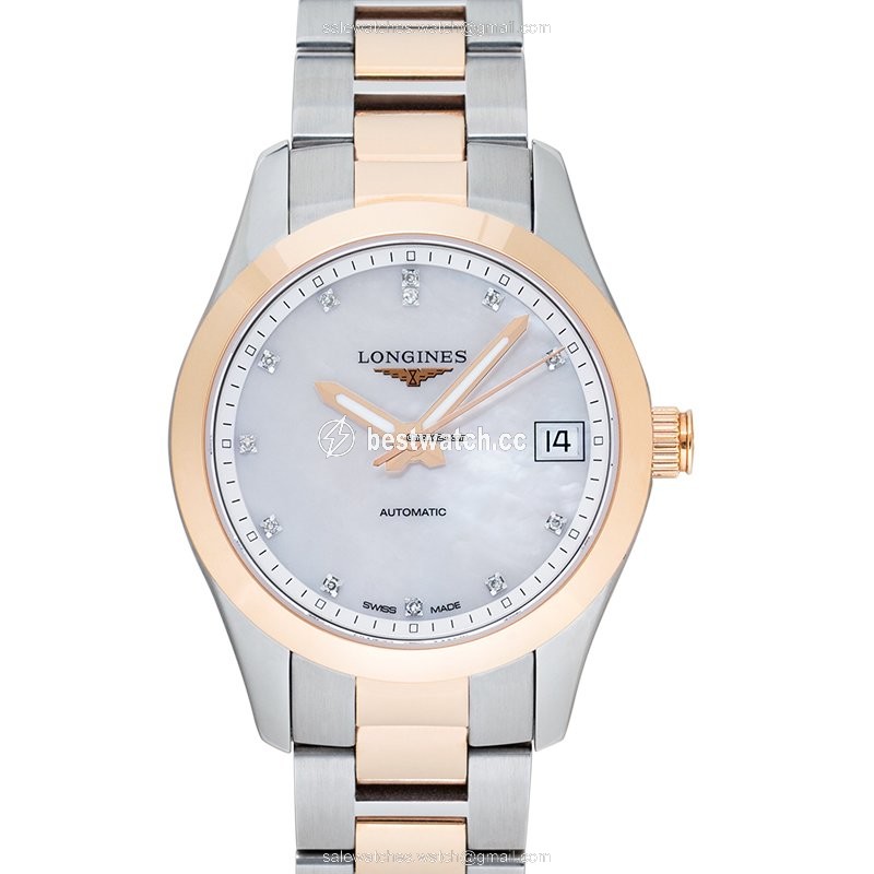 IMG_9085 Longines Conquest Classic Womens watch Automatic Steel L23855877 Replica 2