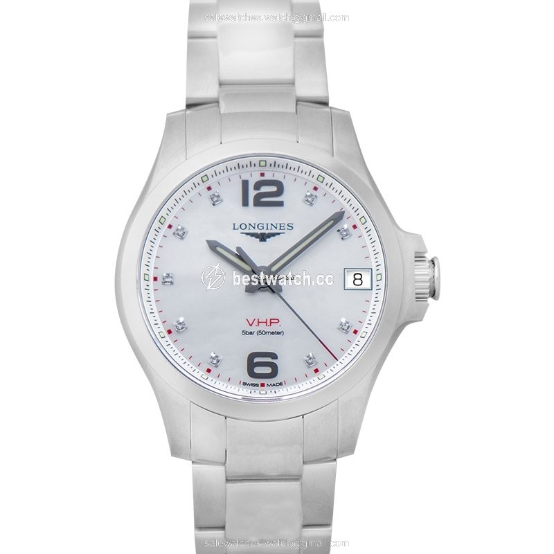 Longines Conquest Womens watch Quartz Steel L33164876 Replica 2