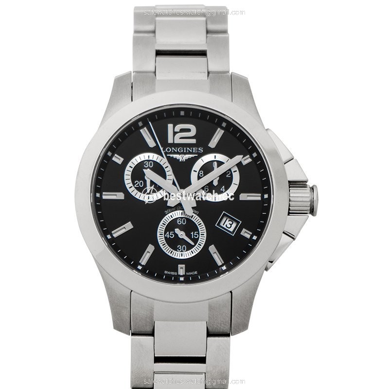 IMG_9085 Longines Conquest Mens watch Unisex Quartz Steel L33794566 Replica 2