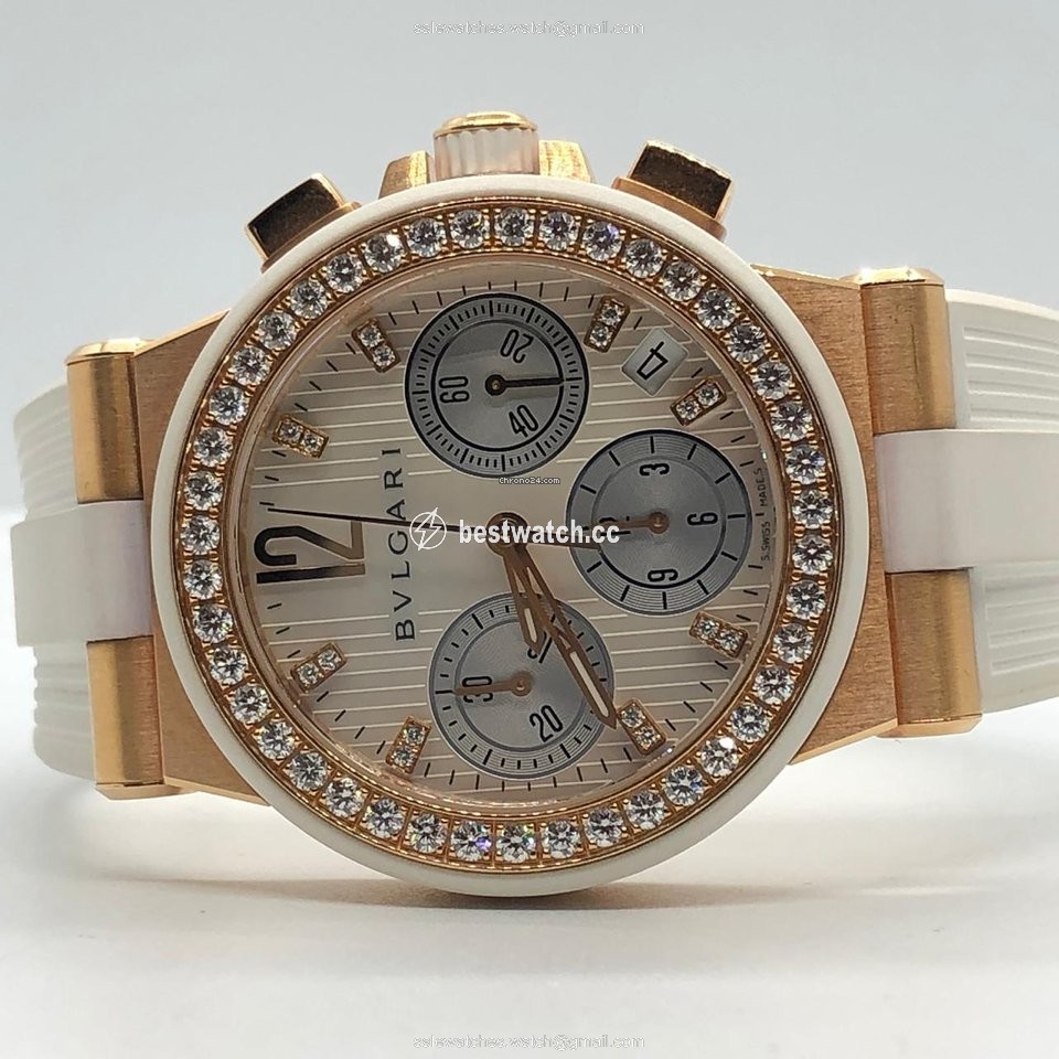 IMG_9085 Bulgari Diagono Womens watch Automatic Rose gold DGP35WGDWVDCH.8 Replica 2