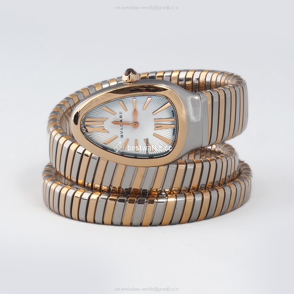 IMG_9085 Bulgari Serpenti Womens watch Quartz Gold Steel 102236 SP35C6SPG.2T Replica 2