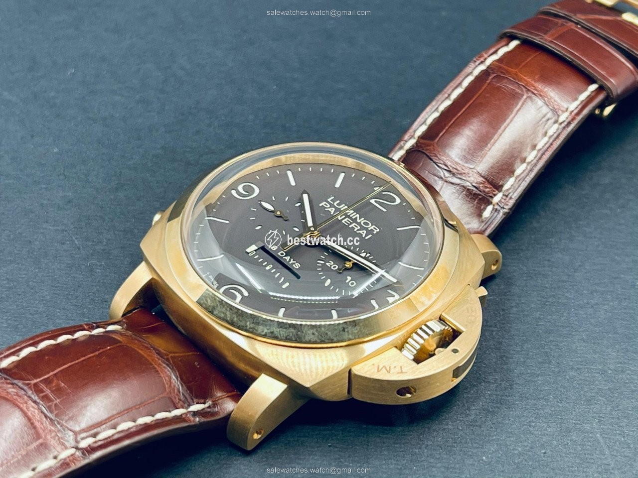 IMG_9085 Panerai Special Editions Manual winding Rose gold PAM00319 Replica 2