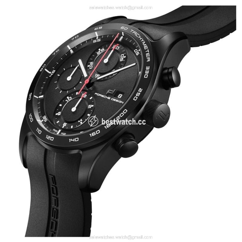 IMG_9085 Porsche Design Chronotimer Mens watch Unisex Automatic Titanium 4046901986049 CHRONOGRAPH 42mm TITANIUM, RUBBER STRAP Replica 2