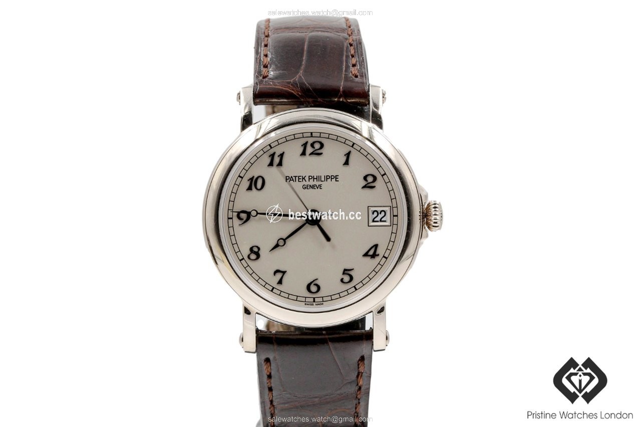 IMG_9085 Patek Philippe Calatrava Mens watch Unisex Automatic White gold 5153G-012 Replica 2