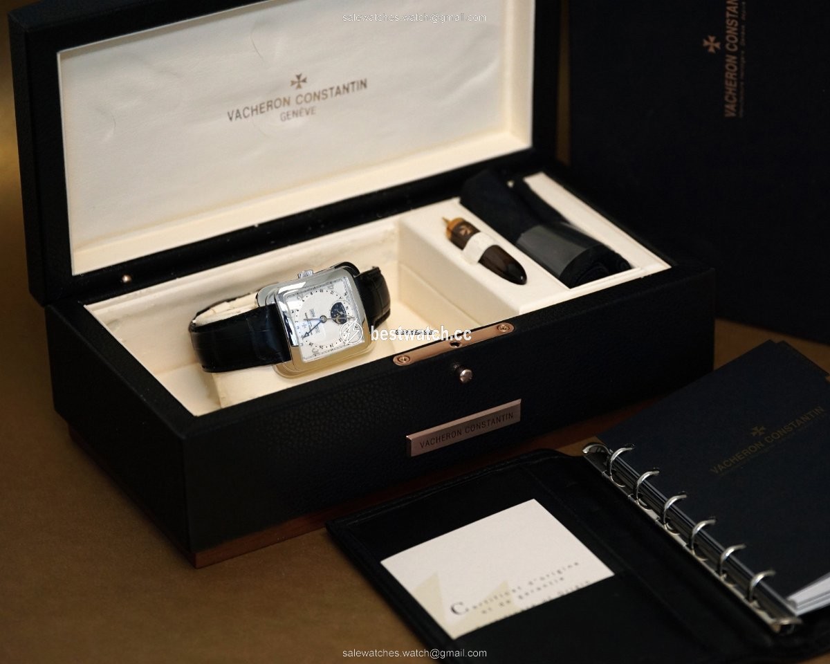 IMG_9085 Vacheron Constantin Historiques Mens watch Unisex Automatic White gold 47300 000G-9064 Replica 2