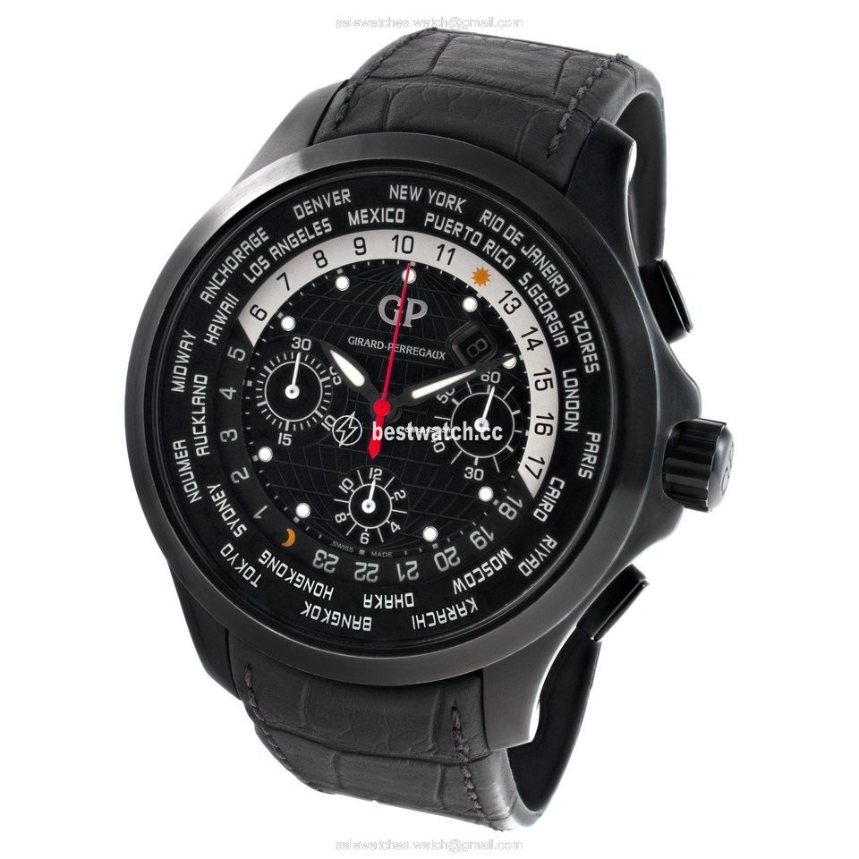 Girard Perregaux Traveller Mens watch Unisex Automatic Titanium 49700-21-631 BB6C Replica 2