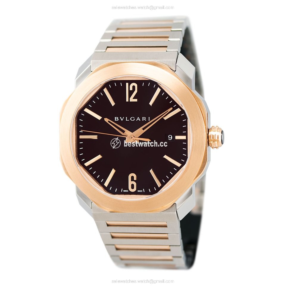 IMG_9085 Bulgari Octo Mens watch Unisex Automatic Steel 102854 OC41BSPGD Replica 2