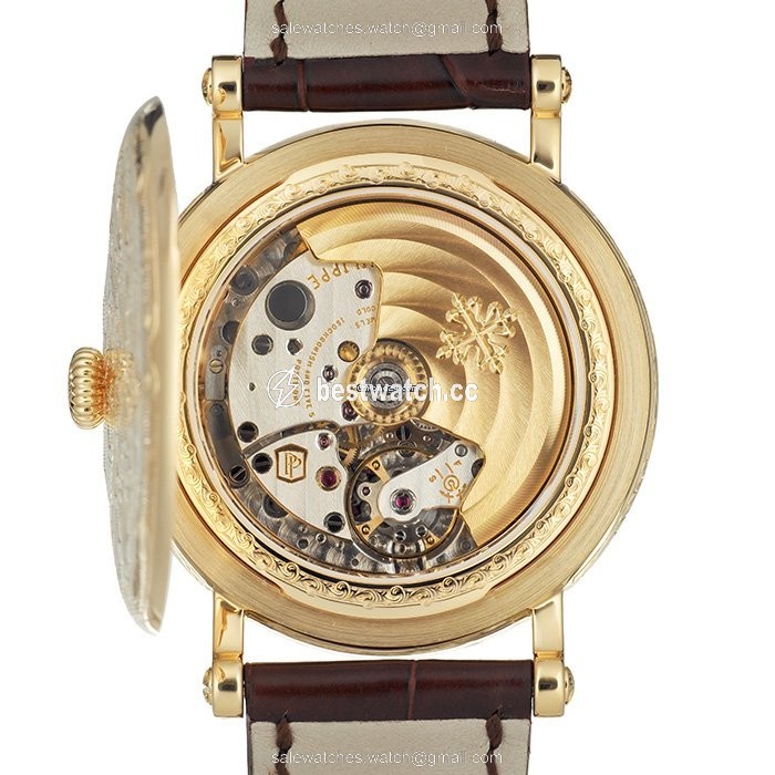 IMG_9085 Patek Philippe Perpetual Calendar Automatic Yellow gold 5160J-001 Replica 2