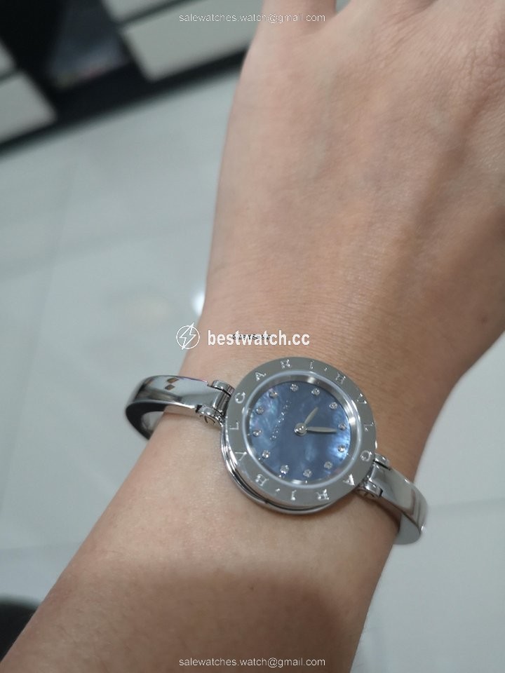 IMG_9085 Bulgari B.Zero1 Womens watch Quartz Steel BZ23BSS.S Replica 2